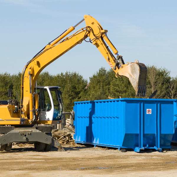 can i choose the location where the residential dumpster will be placed in La Villa